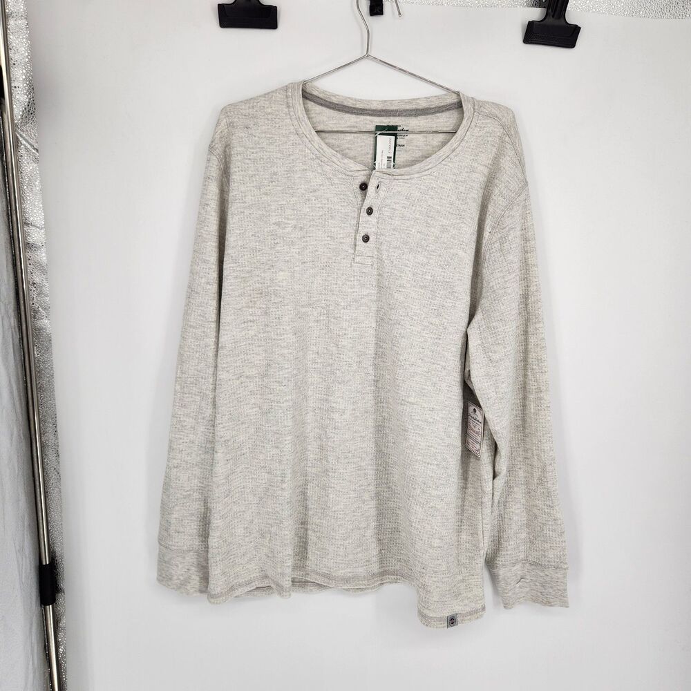 Flag & Anthem Men's XL Off-White Chatsworth Waffle Henley NWT